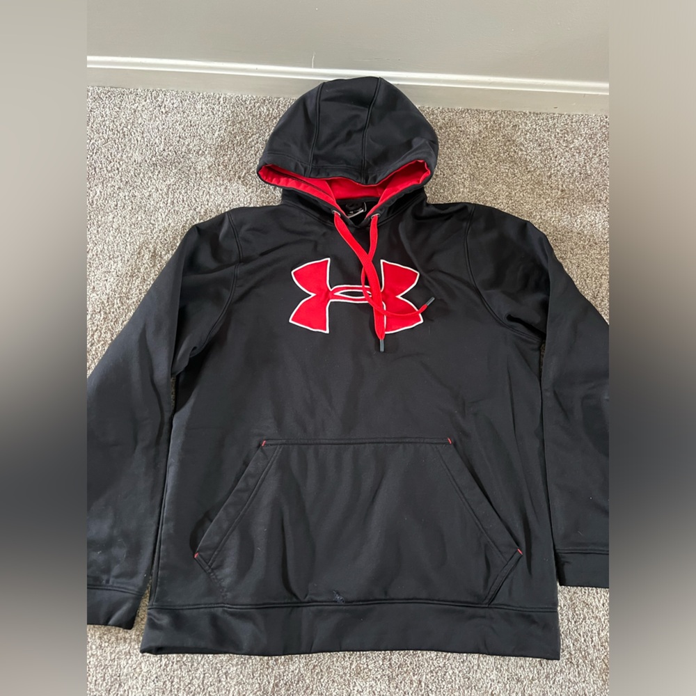 Under Armour Black/Red Sweatshirt Hoodie
